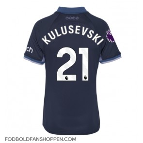 Tottenham Hotspur Dejan Kulusevski #21 Udebanetrøje Dame 2023-24 Kortærmet